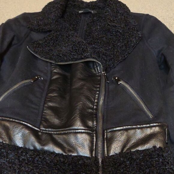 Rock & Republic Black Crop Jacket XS - Picture 2 of 8